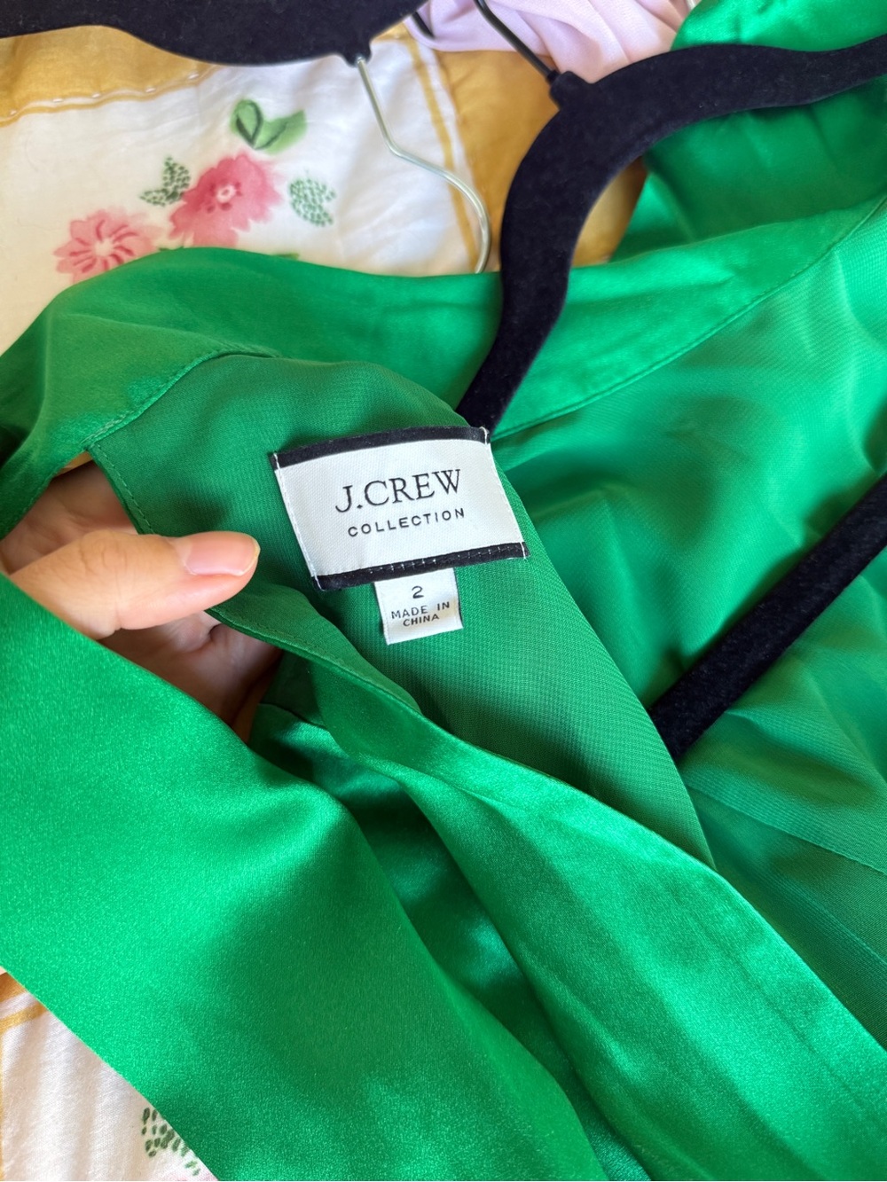 J. Crew Collection 100% silk open-back charmeuse dress - Picture 8 of 9